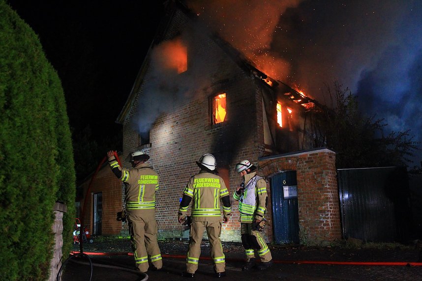 Wohnhaus in Oberspier ausgebrannt