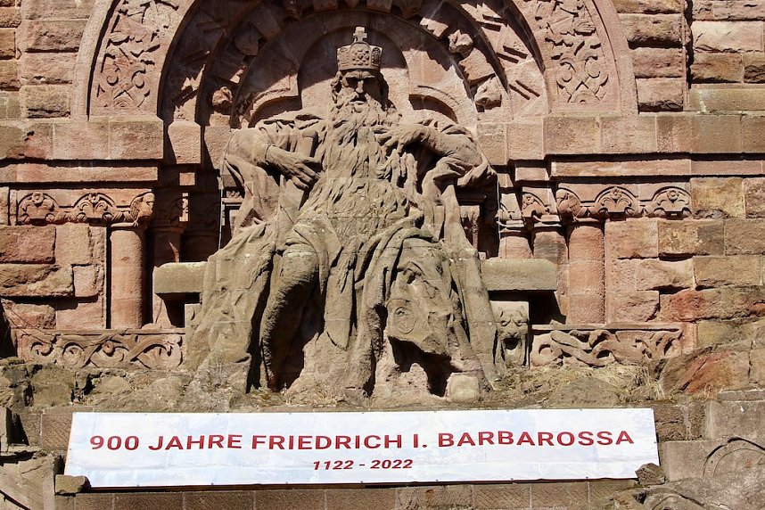 Festakt auf dem Kyffh&auml;userdenkmal - 900 Jahre Kaiser Friedrich I Barbarossa