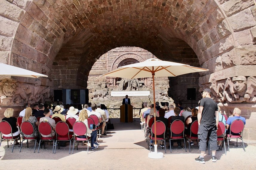 Festakt auf dem Kyffh&auml;userdenkmal - 900 Jahre Kaiser Friedrich I Barbarossa