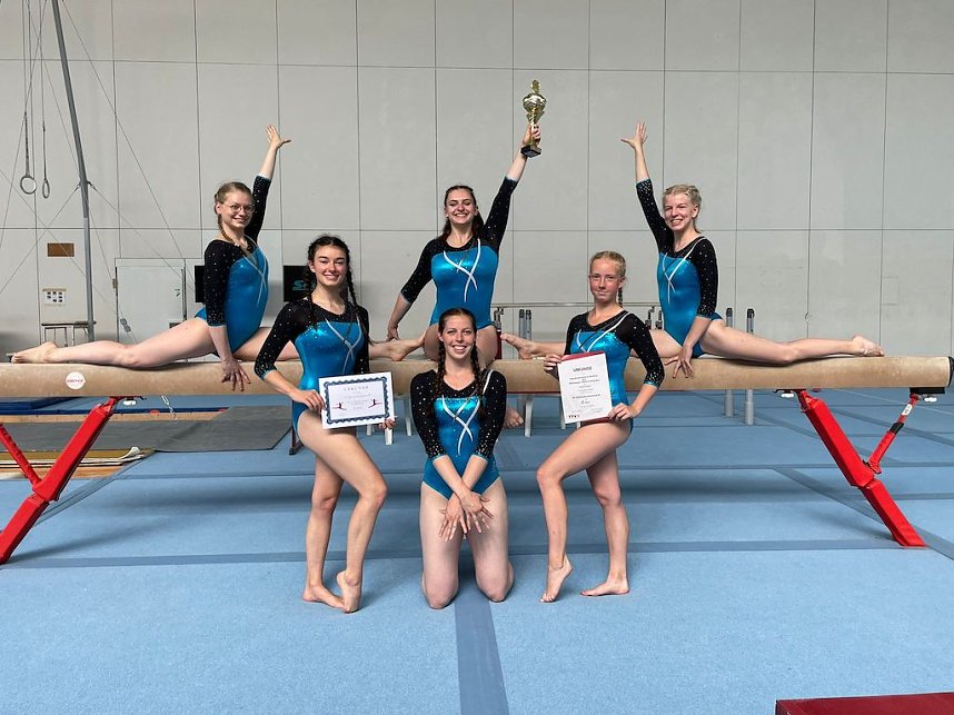 Turnerinnen des SV "Gl&uuml;ckauf" erringen grandiosen Saisonschluss 2022 in Turnen