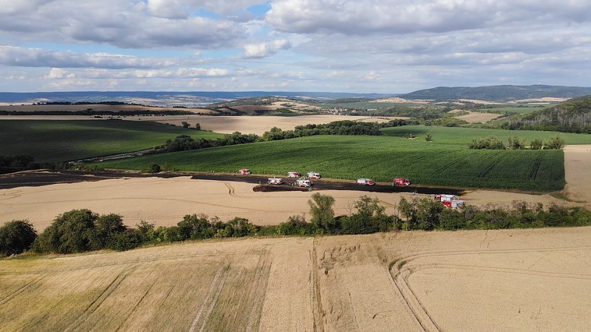 Feldbrand im Kyffh&auml;userkreis