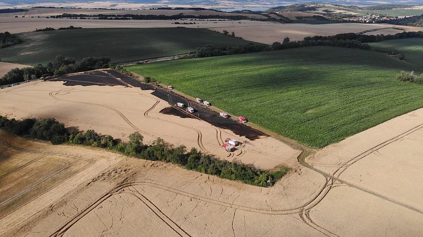 Feldbrand im Kyffh&auml;userkreis