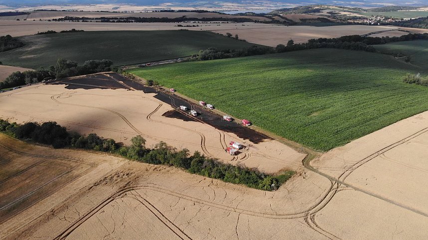 Feldbrand im Kyffh&auml;userkreis