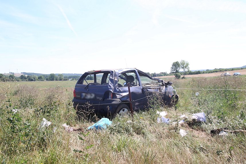 Unfall heute Mittag bei Wolkramshausen