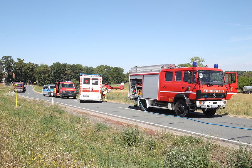 Unfall heute Mittag bei Wolkramshausen