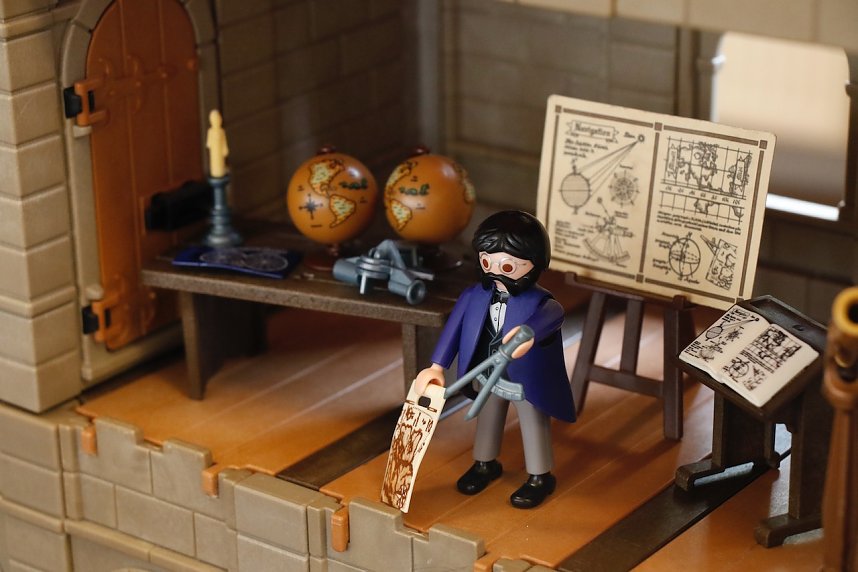 Playmobil-Ausstellung in Bleicherode kurz vor der Er&ouml;ffnung