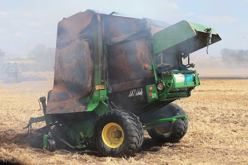 Verhinderter Feldbrand heute Mittag