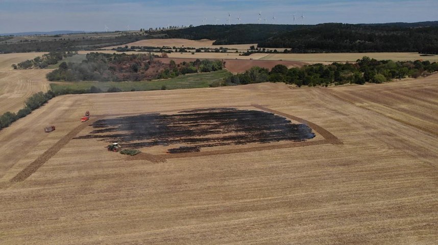 Fl&auml;chenbrand bei Gro&szlig;furra