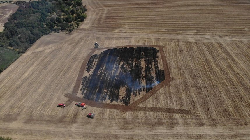 Fl&auml;chenbrand bei Gro&szlig;furra