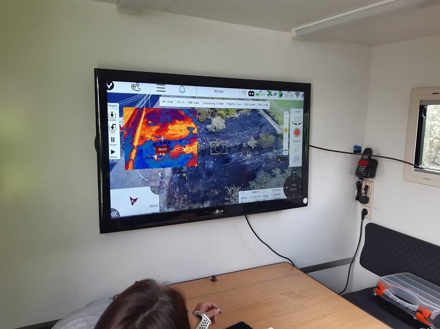 Brand eines Stoppelfeldes bei Bretleben