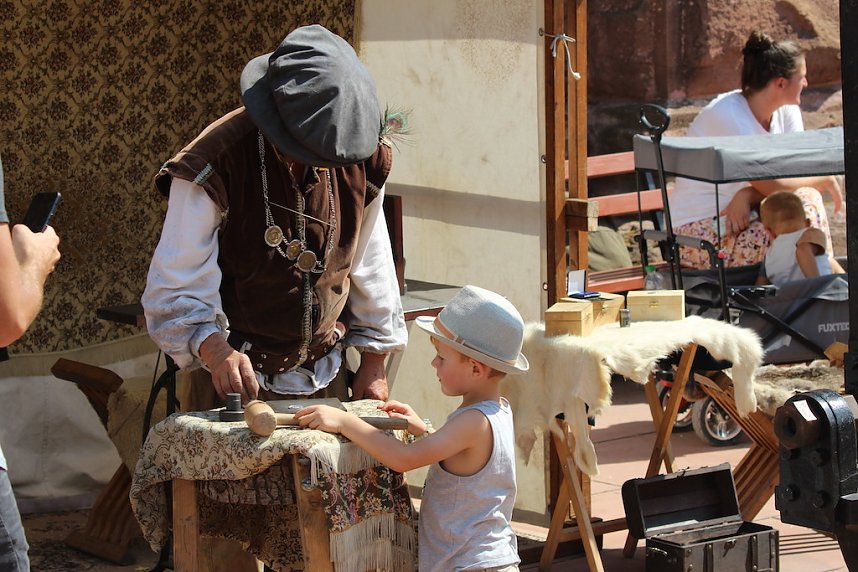 Mittelalterspektakel am Kyffh&auml;user Denkmal 