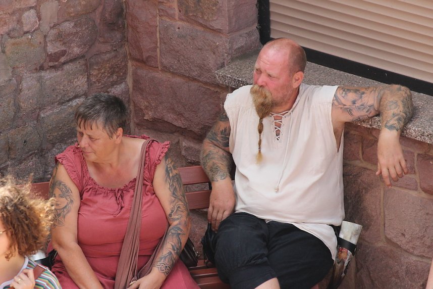 Mittelalterspektakel am Kyffh&auml;user Denkmal 