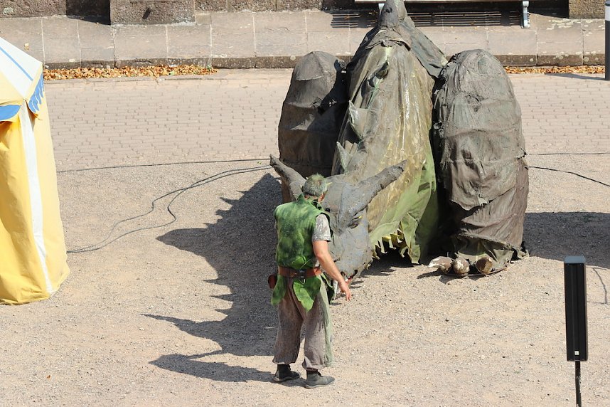 Mittelalterspektakel am Kyffh&auml;user Denkmal 