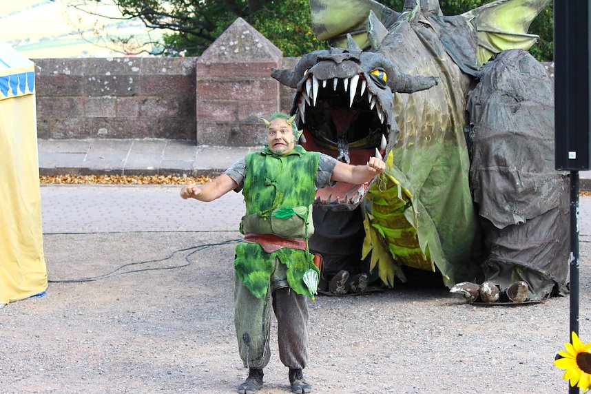 Mittelalterspektakel am Kyffh&auml;user Denkmal 