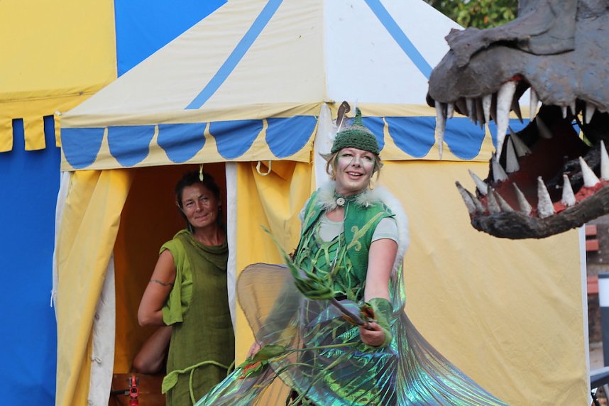 Mittelalterspektakel am Kyffh&auml;user Denkmal 