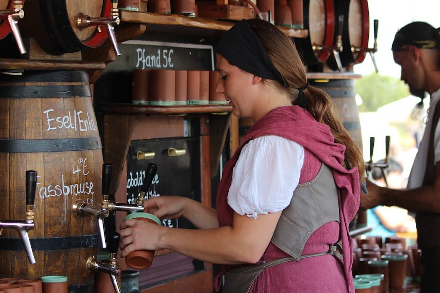 Mittelalterspektakel am Kyffh&auml;user Denkmal 
