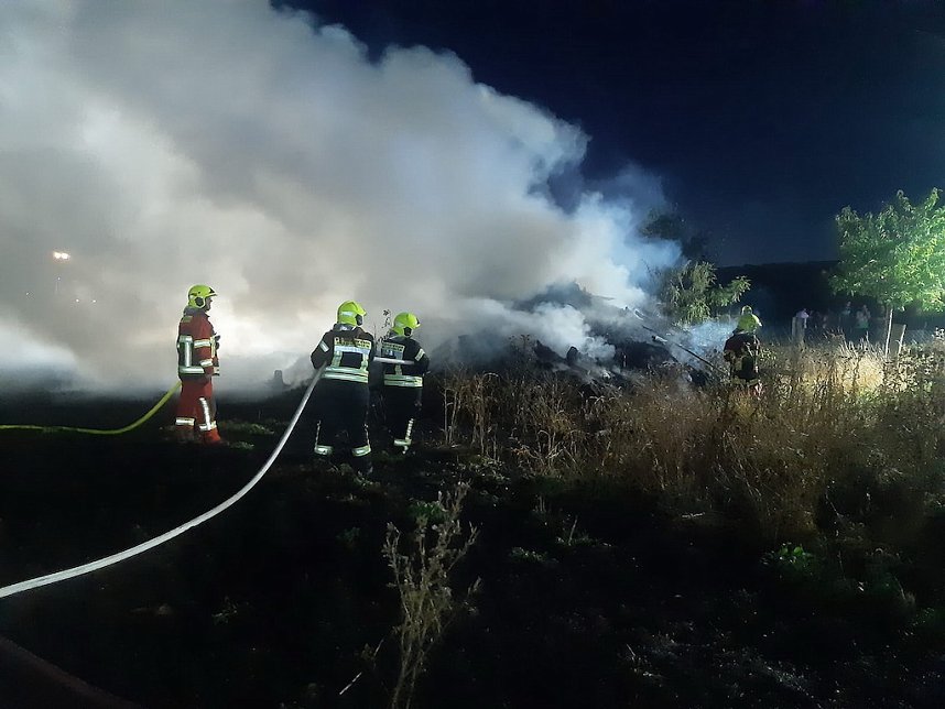 Brand im Agrarbetrieb in Gorsleben