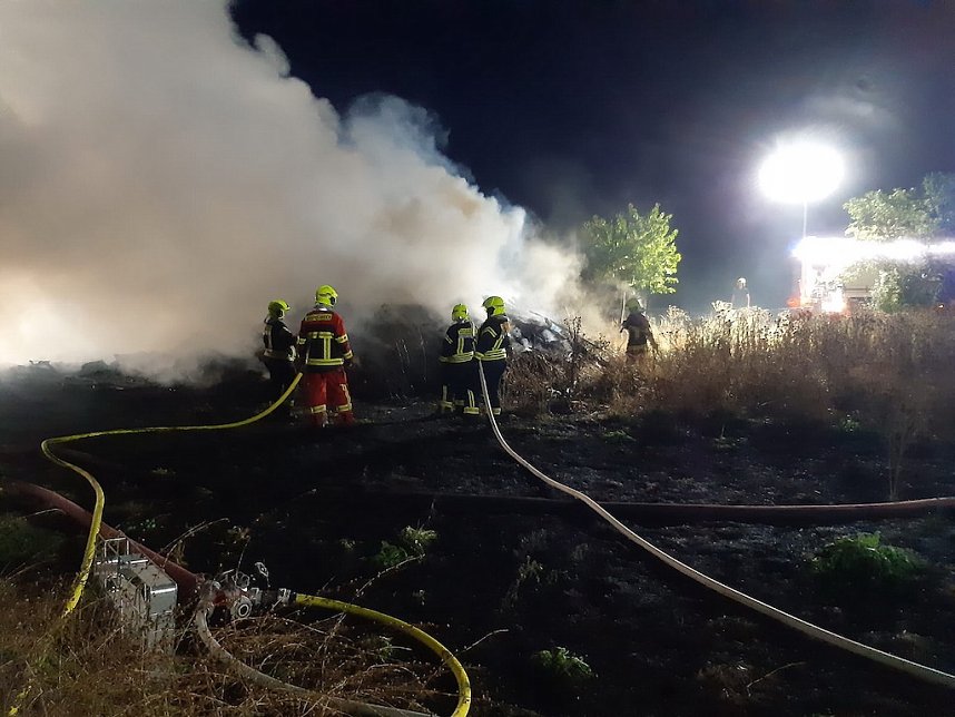 Brand im Agrarbetrieb in Gorsleben