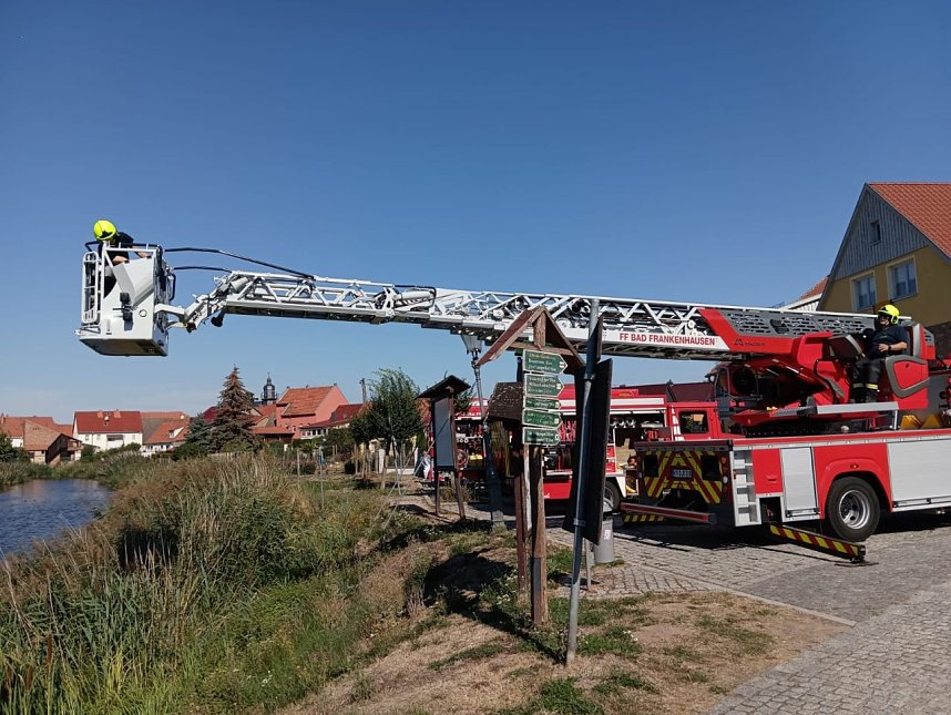 Tag der offenen T&uuml;r bei der Feuerwehr Heldrungen