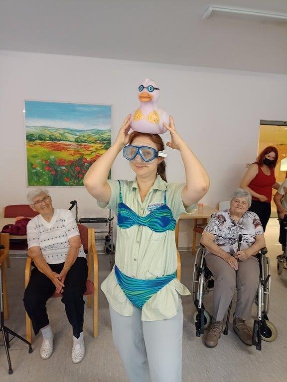 Die Tagespflege in Greu&szlig;en hatte auch an sehr hei&szlig;en Sommertagen ein sch&ouml;nes Programm f&uuml;r seine Besucher