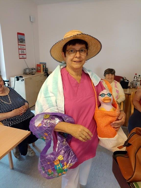 Die Tagespflege in Greu&szlig;en hatte auch an sehr hei&szlig;en Sommertagen ein sch&ouml;nes Programm f&uuml;r seine Besucher