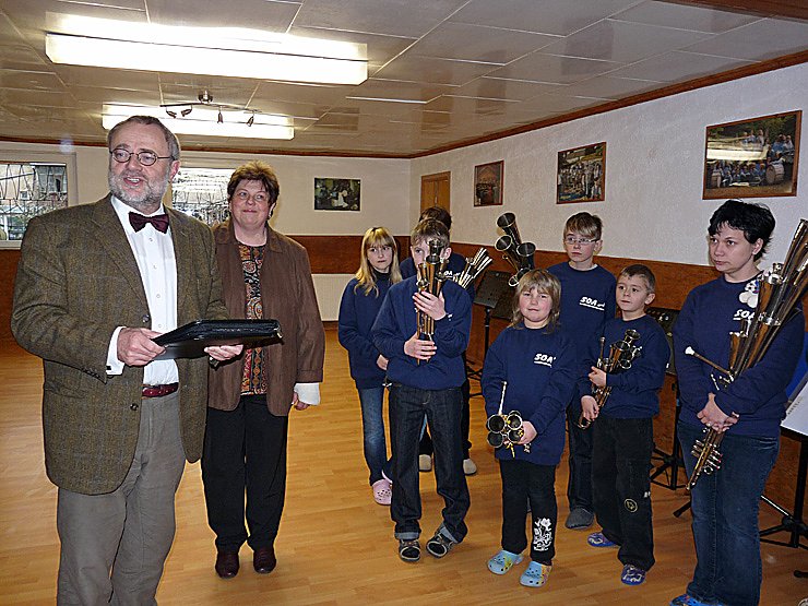 Scheck f&uuml;r Schalmeienorchester