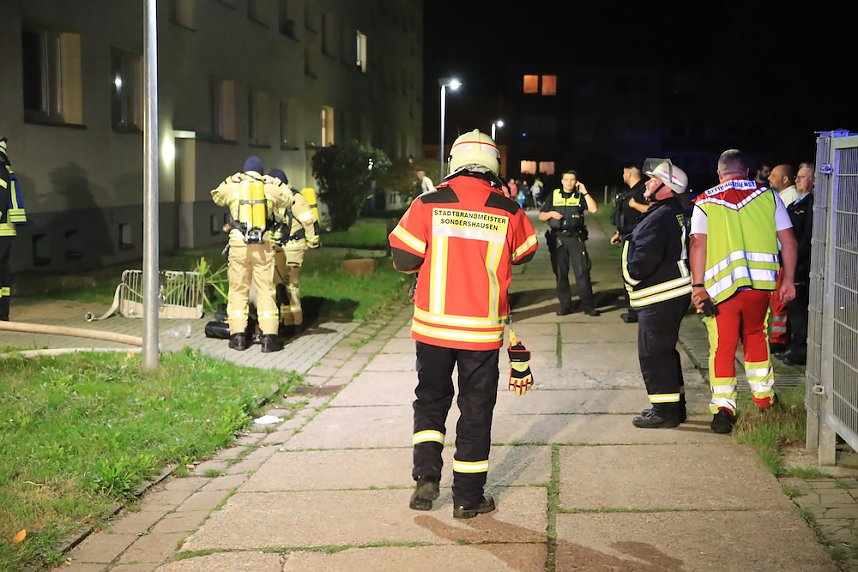 Wohnungsbrand in Sondershausen