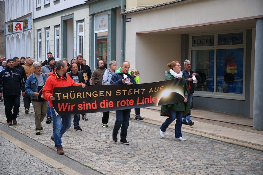 Montagsmarsch in Sondershausen