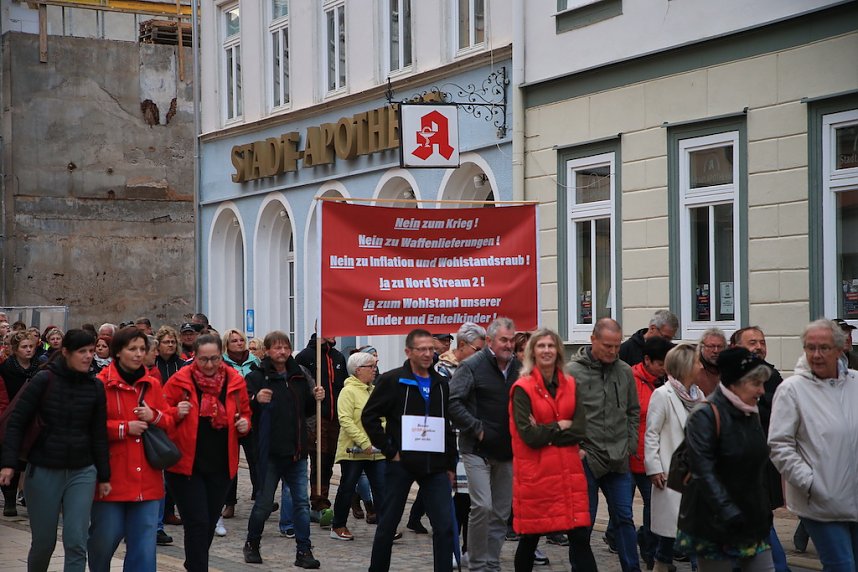 Montagsmarsch in Sondershausen