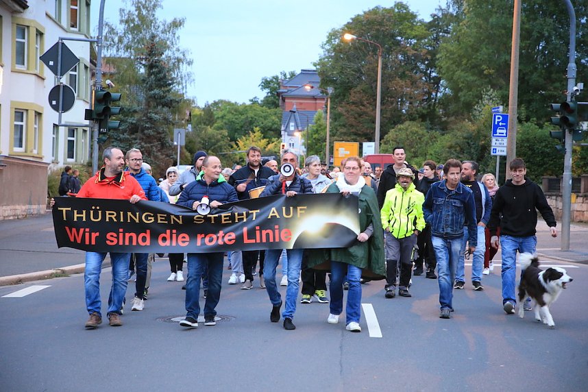 Montagsmarsch in Sondershausen