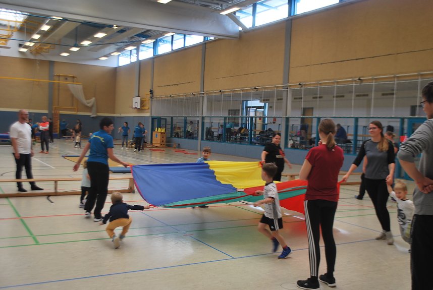 Familiensportfest in der "Kindervilla"