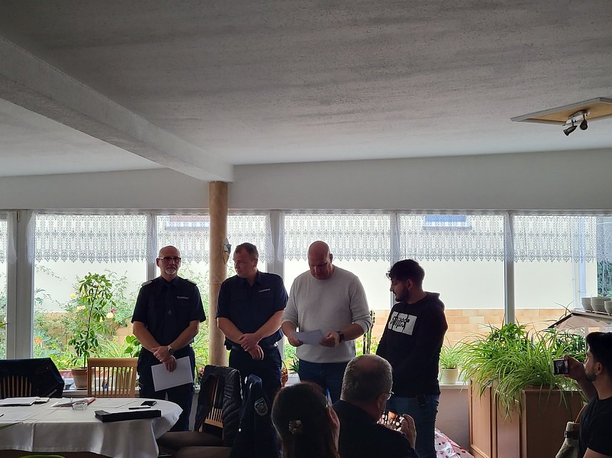 Jahreshauptversammlung bei der Feuerwehr