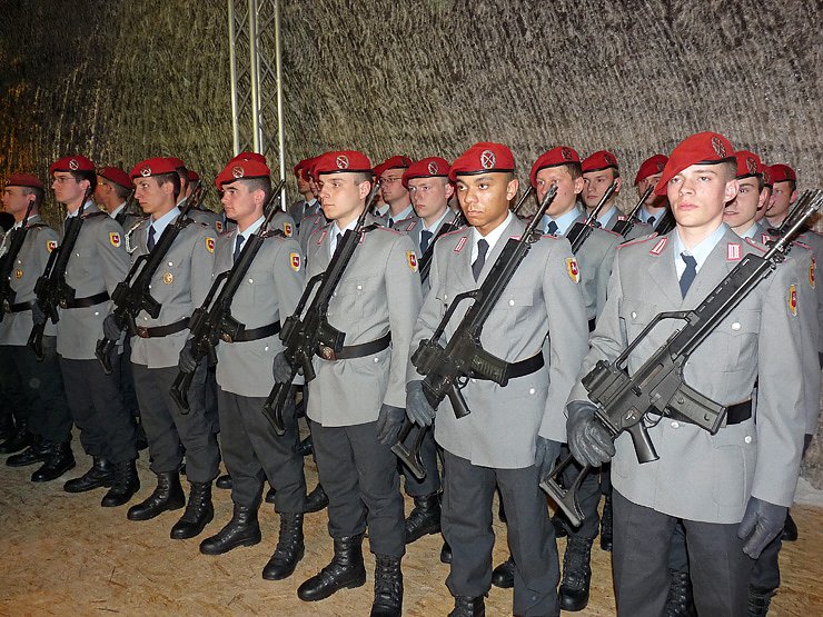 Gel&ouml;bnis unter Tage