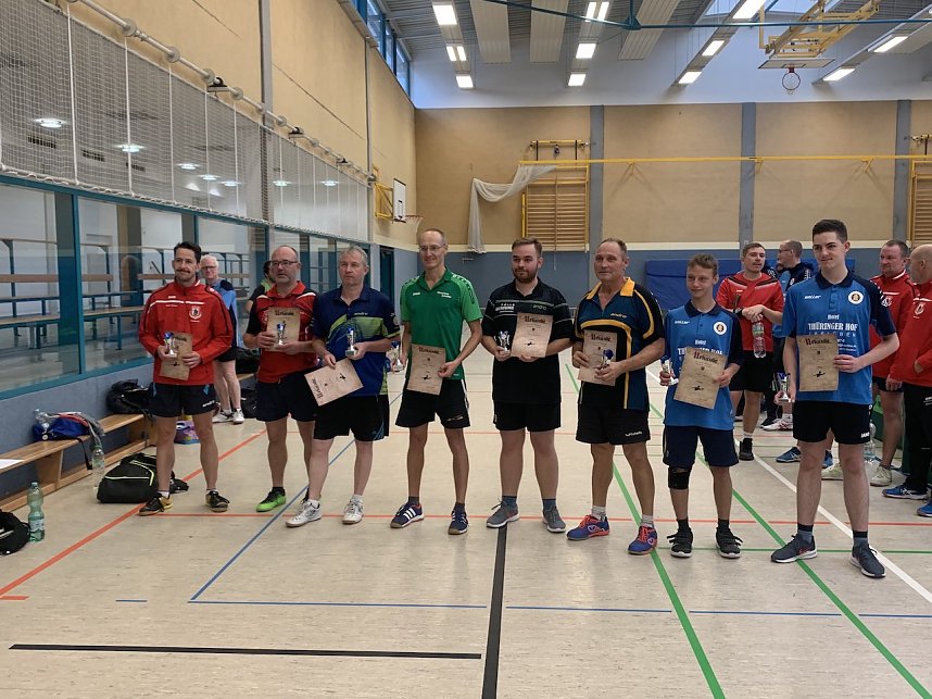 Tischtennis - Gewinner Herren Doppel B