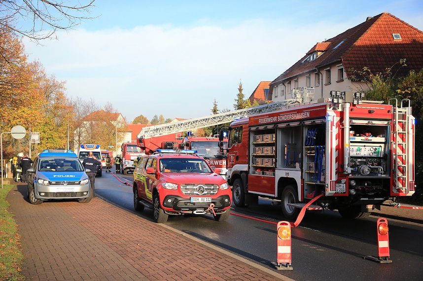 Wohnungsbrand heute Vormittag in Sondershausen