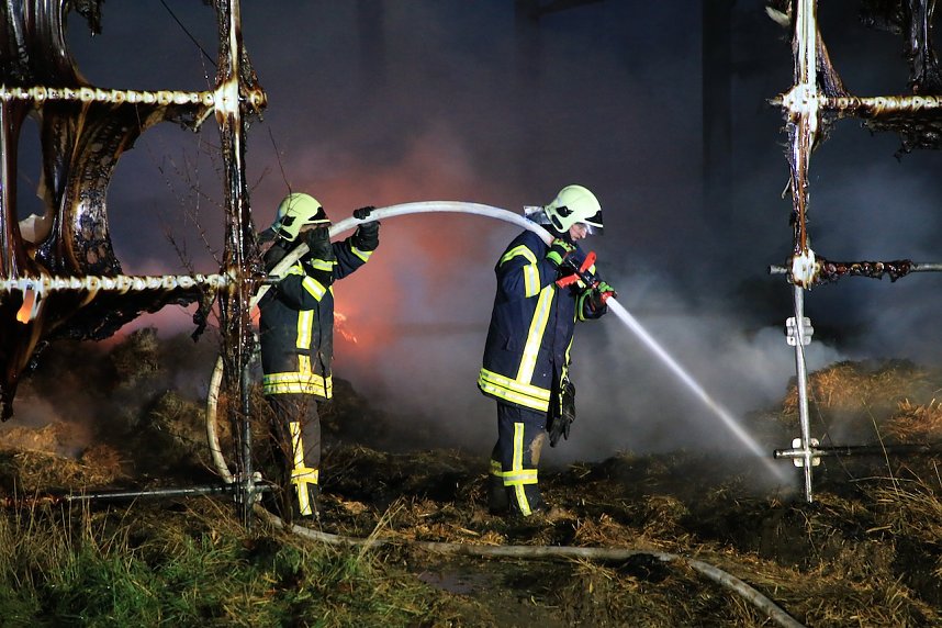 Scheunenbrand bei Otterstedt