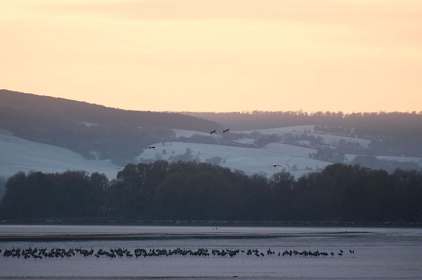 Peter Blei unterwegs im Schnee