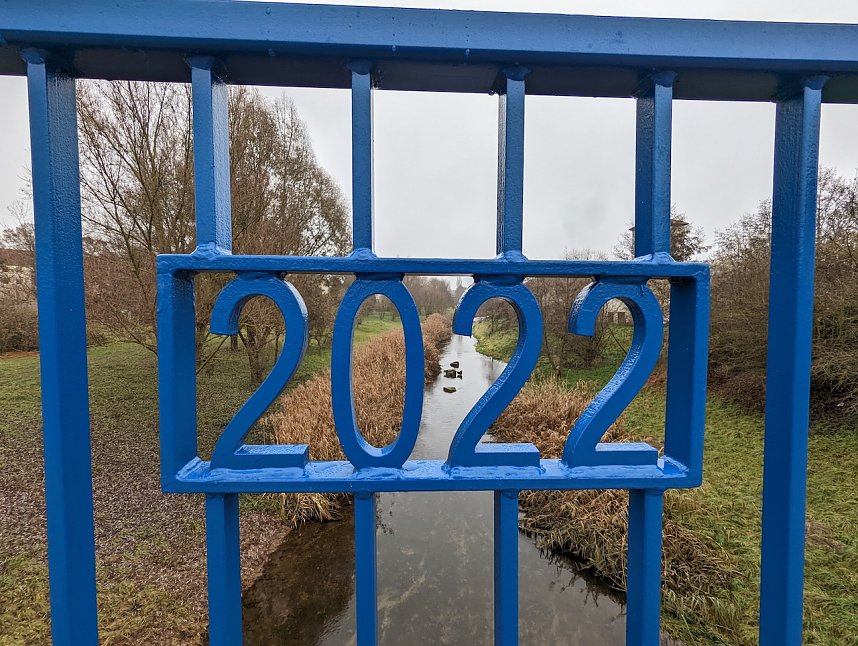 Die 1985 erbaute Wipperbr&uuml;cke wurde nach 37 Jahren umfassend saniert.