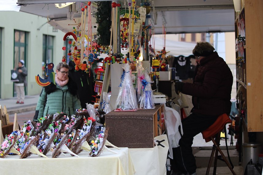 Morgendliche Impressionen von Sondersh&auml;user Weihnachtsmarkt