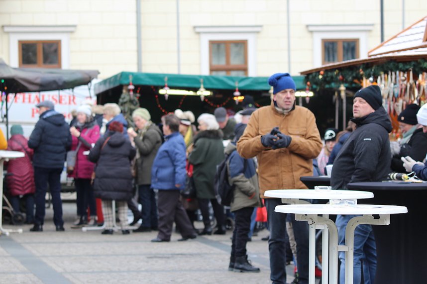 Morgendliche Impressionen von Sondersh&auml;user Weihnachtsmarkt