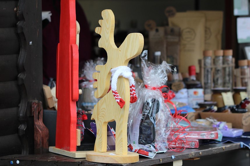 Morgendliche Impressionen von Sondersh&auml;user Weihnachtsmarkt