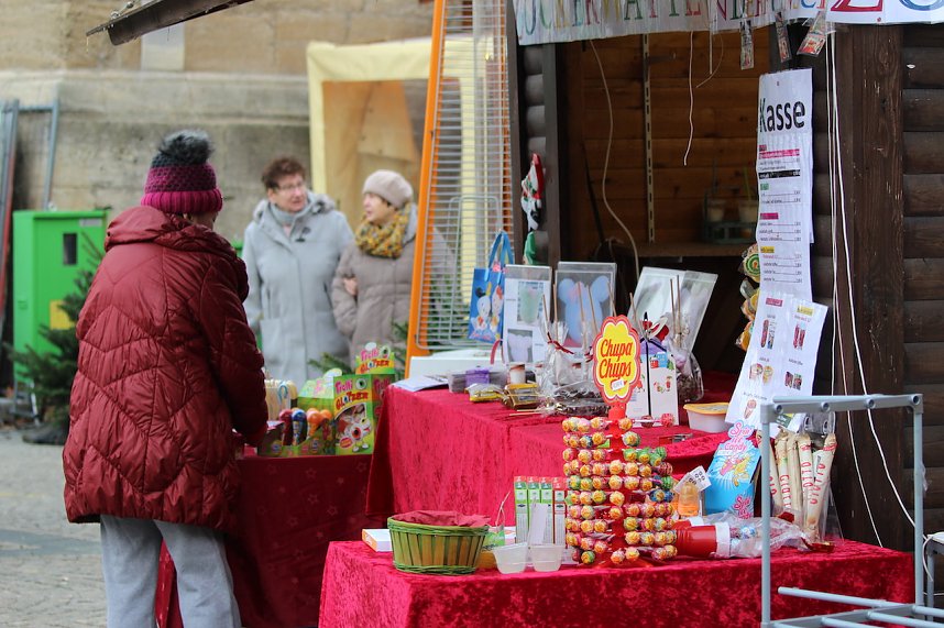 Morgendliche Impressionen von Sondersh&auml;user Weihnachtsmarkt