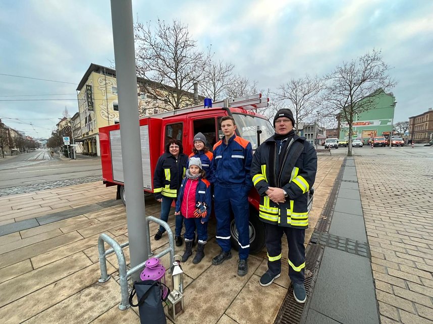 Abholung des Freidenslichts