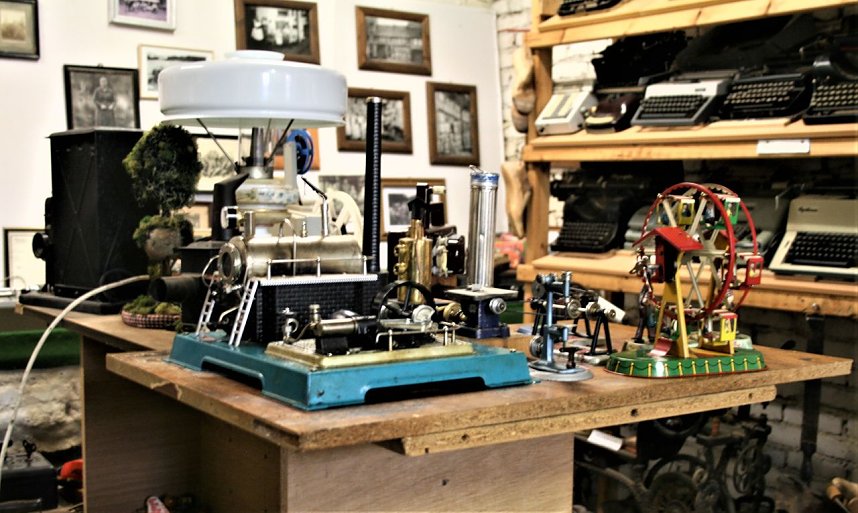 Blick in das Aulebener Museum