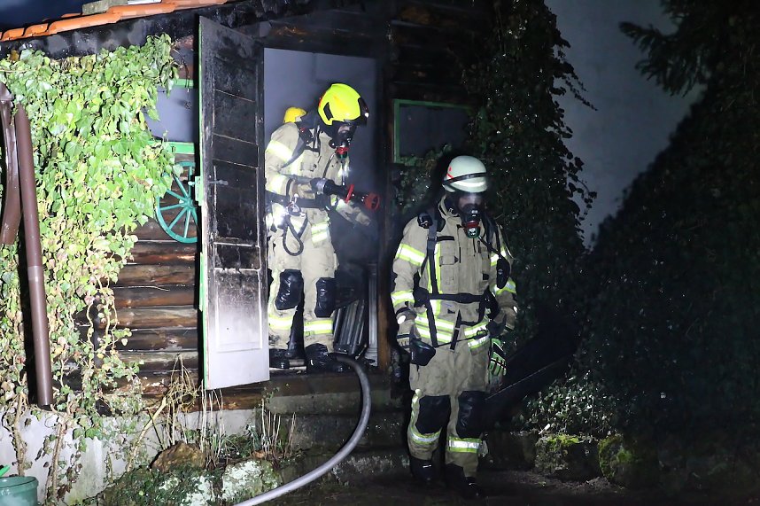 Schuppenbrand heute Morgen