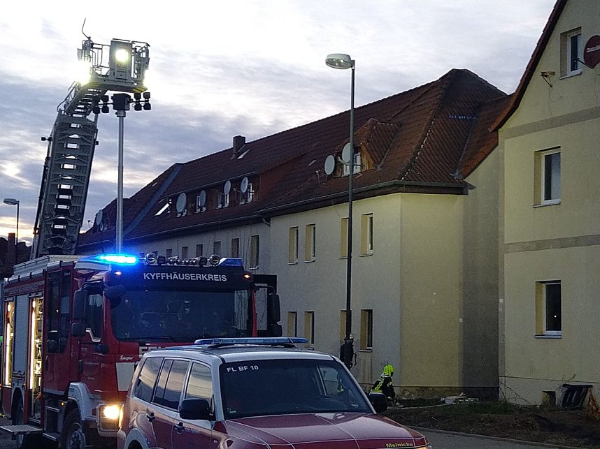 Brand in Bad Frankenhausen 
