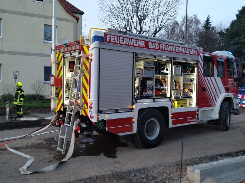 Brand in Bad Frankenhausen 