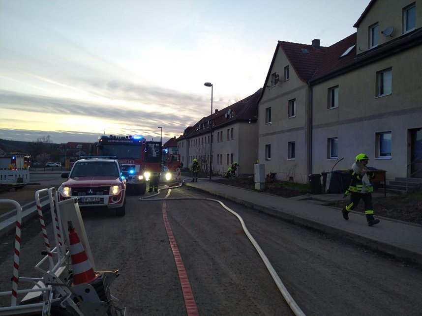 Brand in Bad Frankenhausen 