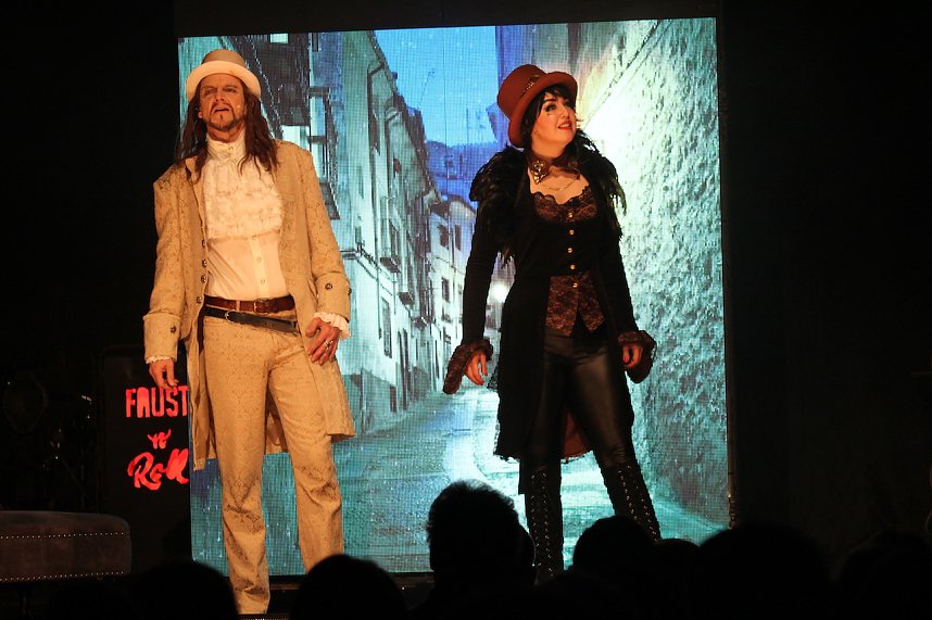 Rockthater "Faust n Roll" nach Goethe im Stocksen in Sondershausen