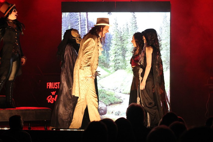 Rockthater "Faust n Roll" nach Goethe im Stocksen in Sondershausen